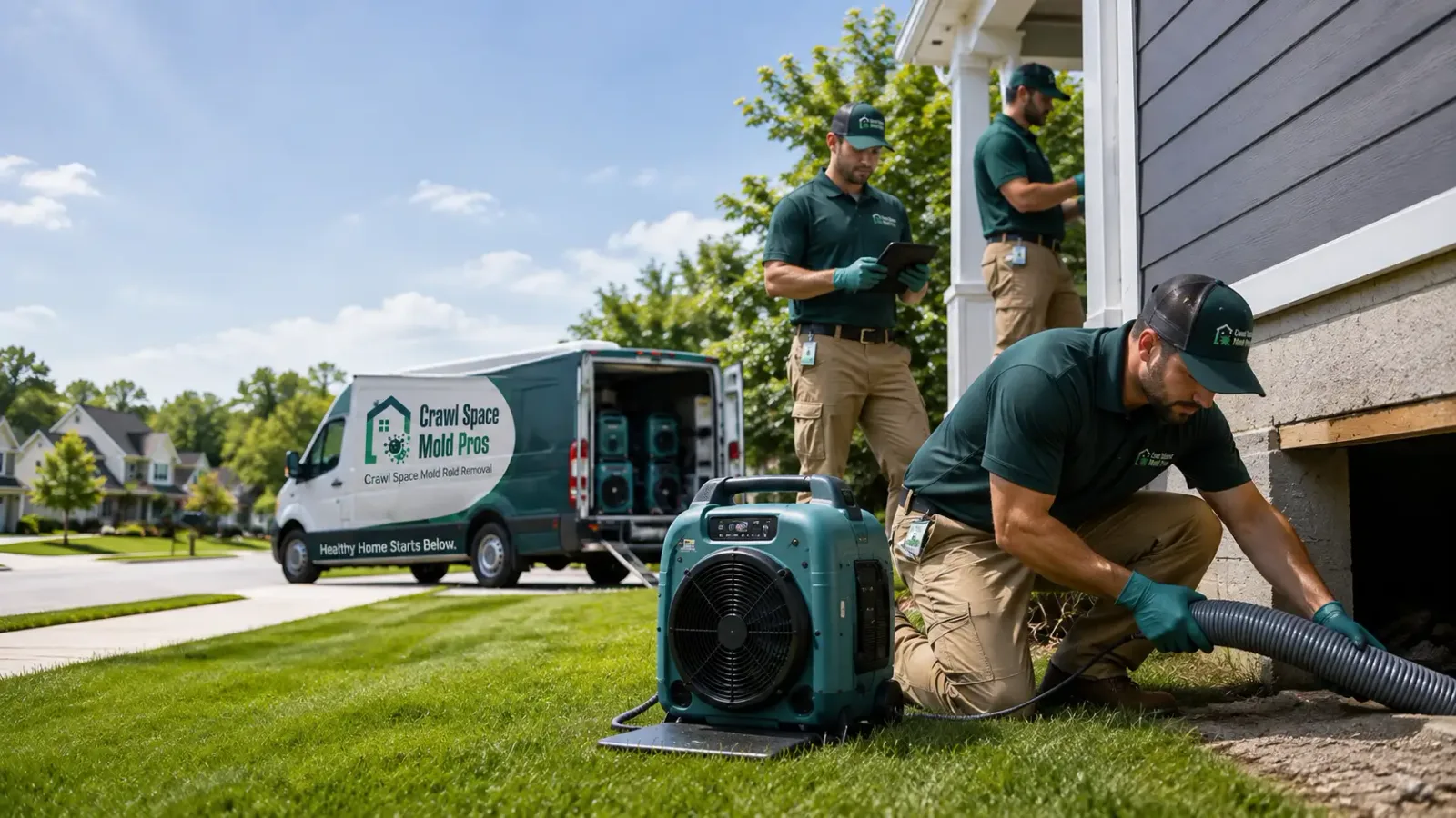 Crawl Space Mold Removal in Parker, PA